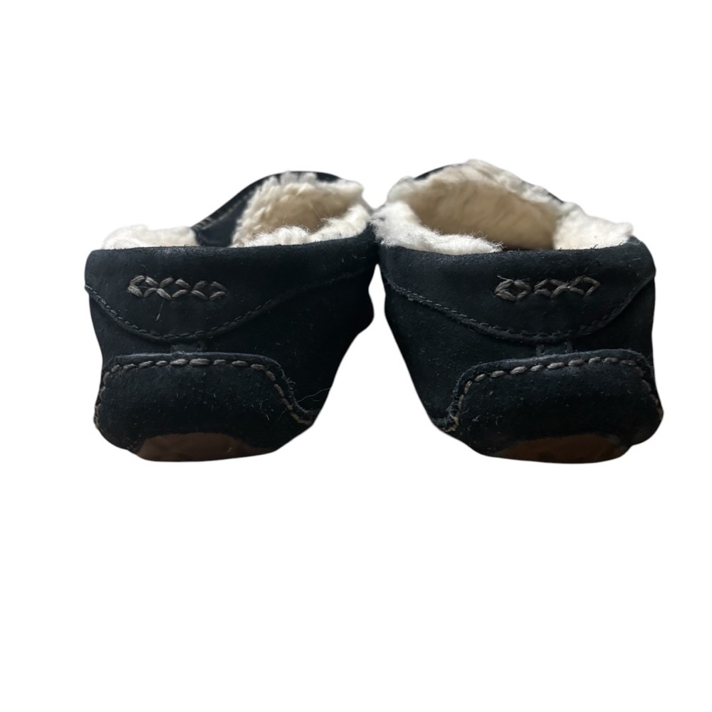 UGG Ansley Suede Moccasin Slippers in Black Size 8 — SUPER COMFY!!! - Picture 6 of 9